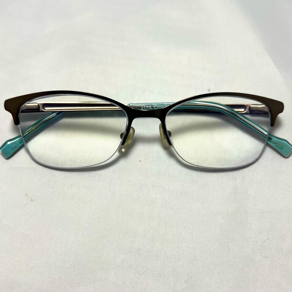 Vera Bradley Women's Cat-Eye Eyeglasses in Teal and Black